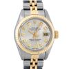 Image 1 : Rolex Ladies 2 Tone Silver Diamond 26MM Datejust Wristwatch