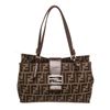 Image 2 : Fendi Brown Canvas Shoulder Bag