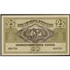 Image 1 : 1919 25 Marka Republic Estonia Treasury Notes Unc