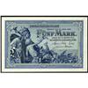 Image 1 : (3) 1899 5 &10 Mark Imperial Treasury Notes F/Unc