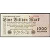 Image 1 : 1923 1 Billion Mark Republic Treasury Note