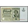 Image 1 : (3) 1926 5 Rentenmark. Issues F/AU