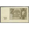 Image 1 : 1929 20 Reichsmark Republic Treasury Note Proof