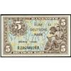 Image 1 : (2) 5 Deutsche Mark US Army Command VF/AU