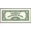 Image 2 : 1948 20 Deutsche Mark US Army Command VF