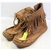 Image 1 : UGG BROWN TASSLE MOCCASINS SIZE 8