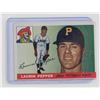 Image 1 : 1955 TOPPS #147 LAURIN PEPPER ROOKIE PITTSBURGH