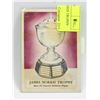Image 1 : 1960'S NHL JAMES NORRIS TROPHY CARD