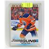 Image 1 : GAETAN HASS OILERS ROOKIE CARD YOUNG GUNS