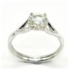 JS52-53 SILVER MOISSANITE RING SZ 7.5