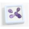 Image 1 : 5 X NATURAL AMETHYST GEMSTONES