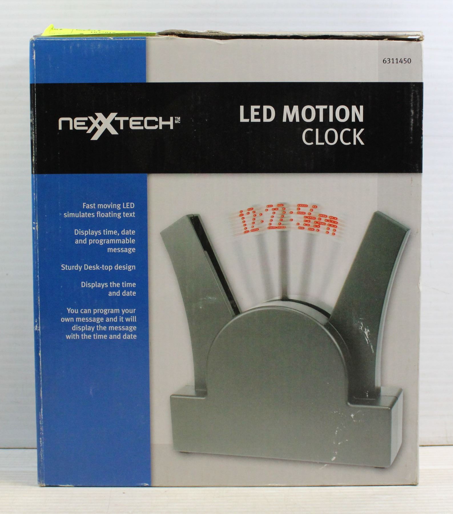 NEXXTECH LED MOTION CLOCK.