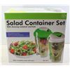 Image 1 : SET OF 2 SALAD TO GO CONTAINERS