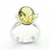 Image 2 : TN2-133 SILVER LEMON QUARTZ(6.3CT) RING SZ 7