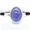 Image 1 : TN2-158 SILVER TANZANITE(3.9CT) RING SZ 6.5