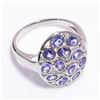 Image 2 : TN2-116 SILVER TANZANITE(2.9CT) RING SZ 9