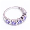 Image 2 : TN2-170 SILVER TANZANITE(2.1CT) RING SZ 6