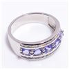 Image 2 : TN2-172 SILVER TANZANITE(1.8CT) RING SZ 7.5
