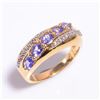 Image 1 : TN2-171 SILVER TANZANITE(1.6CT) RING SZ 9