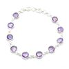 Image 1 : TN2-144 SILVER AMETHYST(1.25CT) BRACELET