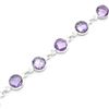 Image 2 : TN2-144 SILVER AMETHYST(1.25CT) BRACELET