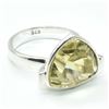 Image 3 : TN2-132 SILVER LEMON QUARTZ(5.1CT) RING SZ 7