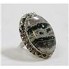 Image 1 : #138-NATURAL OCEAN JASPER RING SIZE 8.5