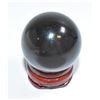Image 1 : #164-NATURAL BLACK OBSIDANT SPHEREBALL 30MM