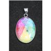 Image 1 : #111-NATURAL RAINBOW SOLAR QUARTZ PENDANT