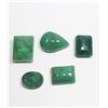 Image 1 : #71-GREEN EMERALD LOOSE GEMSTONE  43.25CT