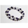 Image 1 : #20-NATURAL AMETHYST/FRESH WATER PEARL NECKLACE