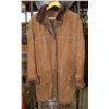 LADIES BROWN FALL/WINTER JACKET WITH PLUSH