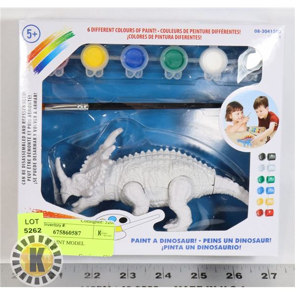 NEW DINO PAINT MODEL TRICERATOPS