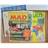 Image 1 : VINTAGE MAD MAGAZINES.