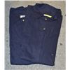 Image 1 : 2 PAIR BLUE SIZE 66 TA COVERALLS.