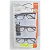 Image 1 : FOSTER GRANT READING GLASSES 3 PACK +1.25