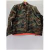 CAMO JACKET WITH ZIP OFF ARMS - SIZE LARGE