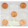 Image 2 : 2014 ONE OUNCE COPPER ROUNDS 0.999% PURE COPPER