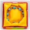 MARCIA FOSSEY GLASS BEAD BRACELET