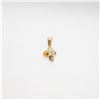 Image 2 : 14K YELLOW GOLD FANCY COLOURED DIAMOND PENDANT