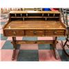 Image 1 : VINTAGE WOODEN DESK APPROX H-29" W-29" L-47"