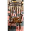 Image 1 : ANTIQUE WOODEN ROCKING CHAIR