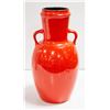 Image 1 : RED VASE APPROX 10" TALL 610/30