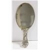 Image 2 : SMALL MEXICAN STYLE HAND MIRROR SILVER COLOR