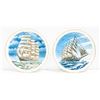 Image 2 : LOT OF 4 JAMES KENT OLD FOLEY STAFFORDSHIRE PLATES