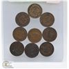 Image 2 : 9 DIFFERENT DATES USA INDIAN HEAD CENTS