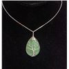 Image 2 : JADE STONE TREE OF LIFE NECKLACE