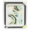 Image 1 : 20" X 24" ABSTRACT FRAMED ART