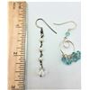 Image 2 : ESTATE 2 PAIRS OF 925 SILVER DROP EARRINGS