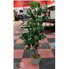 Image 1 : ARTIFICIAL FLOWERING PLANT, 5 FEET TALL